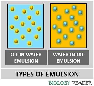 types of emulsion