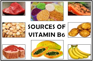 Food sources of vitamin B6