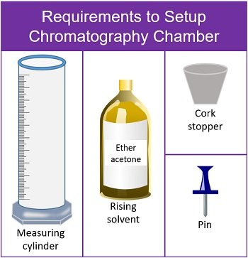 requirements to setup chromatography chamber
